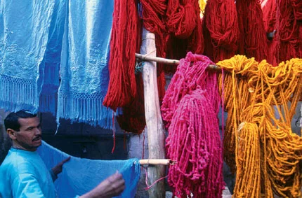 lane colorate dei tappeti persiani